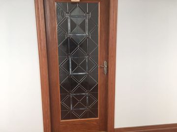 Kapı Dekoratif Panel Cam 22 &amp;quot;* 64&amp;quot; Siyah Patina Doğal Ahşap Stil