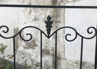 Mozaik Metal Ön Kapılar Camlı Özel Püskürtme Kaplama Sıcak Daldırma Galvaniz