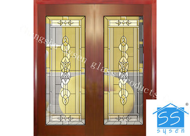 Kapılar İçin Özel Cam Panelleri, 16-30 Mm Dekoratif Vitray