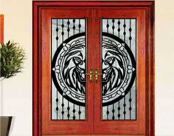 Kapı Agon Dolgulu 22 * ​​64inch Boyutlu Dekoratif Ferforje Cam