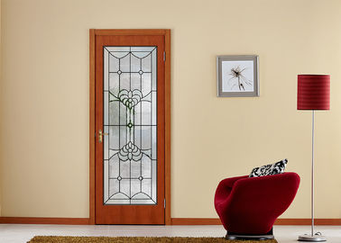Kapı Pencere Dekoratif Desenli Cam Termal Ses Yalıtımı Sıcak tutun