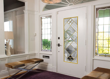 Orijinal Yapıt Mimari Dekoratif Vitray Kapı Panelleri Nouveau Art Deco