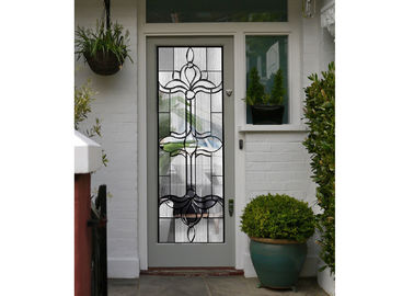 Kapı İşlemeli Eğimli Clear Art Cam Levhalar, Dekoratif Panel Cam