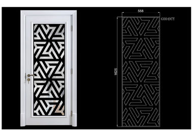 Klasik Modern Mat Siyah Oval Şekilli Demir Kapı Camı 40 In X 96 In
